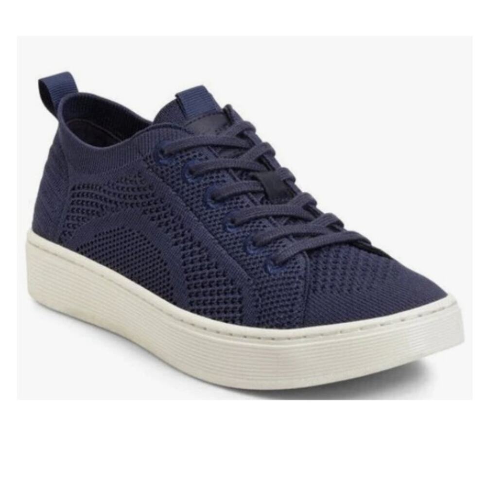 Sofft NEW Somers Knit Shoes Women's Size 11 M Blue Sneakers Textile Leather